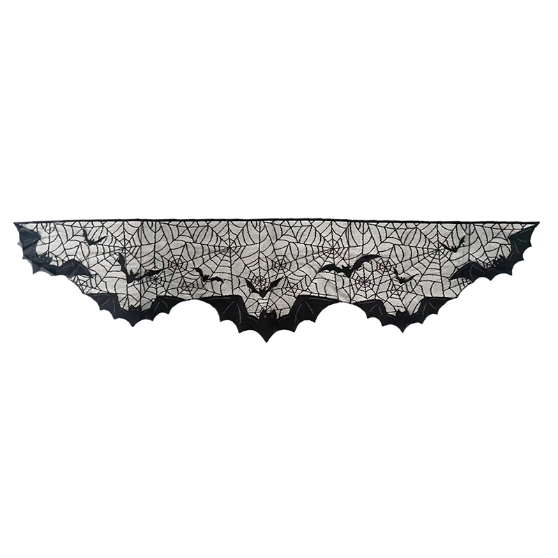 Cubierta de chimenea con murciélago para la decoración del hogar de Halloween