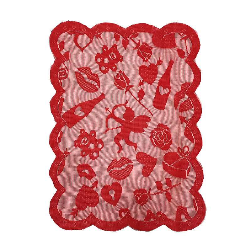 Mantel individual para decoración de fiestas de Día de San Valentín